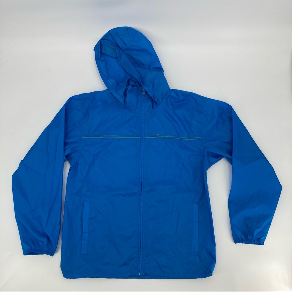 Quechua Raincut Full Zip - French Blue - Size Medium